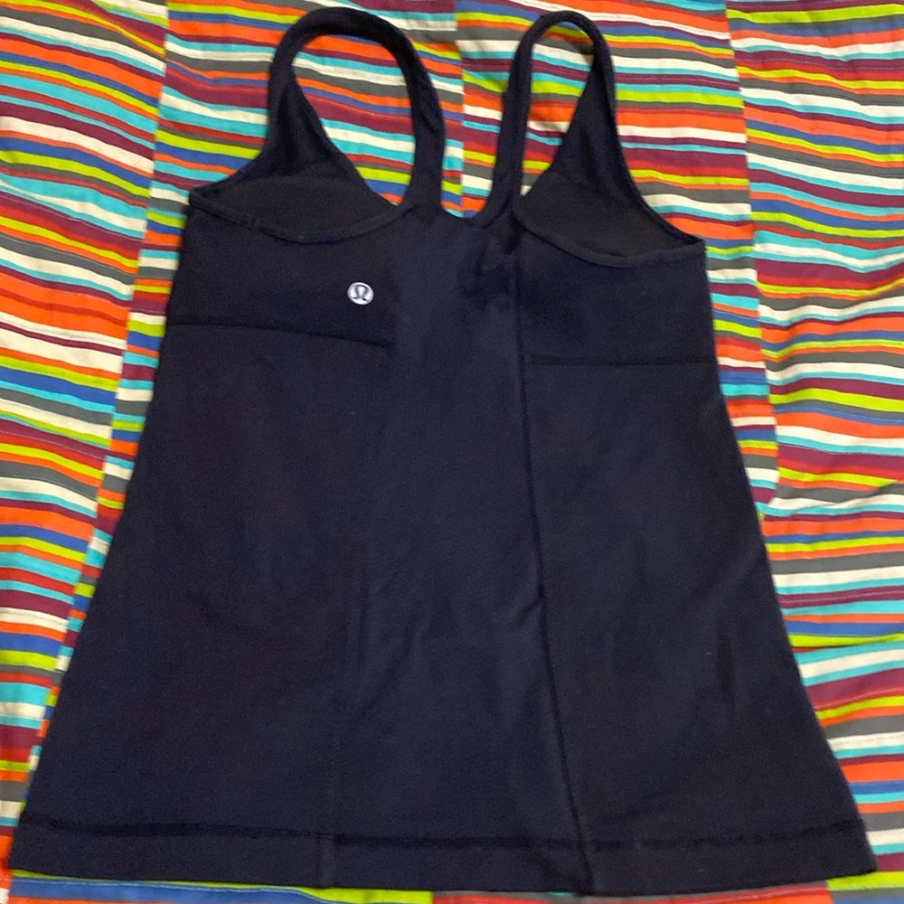 lululemon athletica Black Tank Top